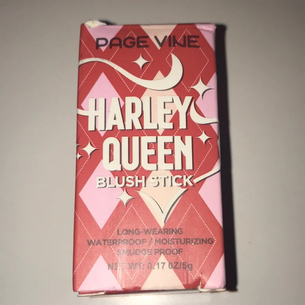 ☀️ Page Vine x Sheglam Harley Quinn Waterproof Blush Stick - Big Swing